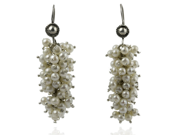 Udaipur Pearl Cluster Earrings