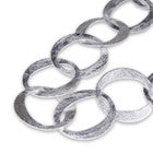 Italian Long Brushed "O" Link Chain