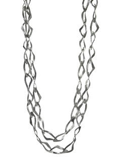 Italian Matte Double Masquerade Linked Necklace