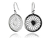 Single Arabesque Cut Out Earrings