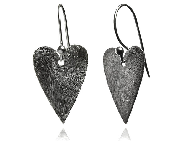 Bavarian Brushed Heart Earrings
