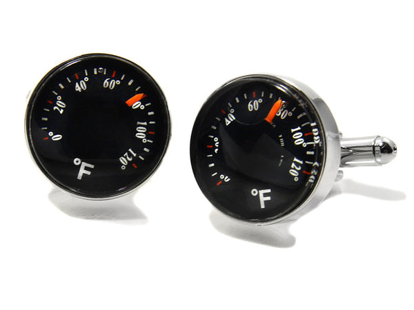 Fahrenheit Cufflinks - Rhodium