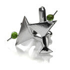Martini Cufflinks w/ Peridot Stone