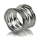 Thin Open Mexican Twist Ring