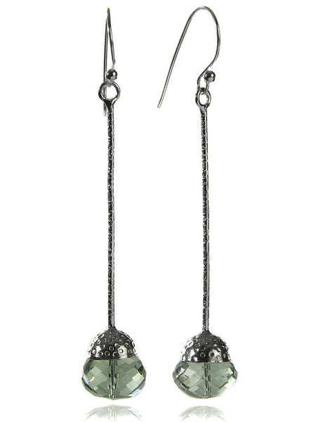 Milano Long Drops (Green Amethyst)