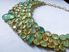 Limited Edition Aquamarine Cobblestone Necklace (Gold Plated)