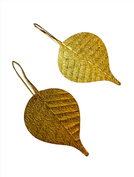 Golden Brazilian Leaf (18k Gold Plated)