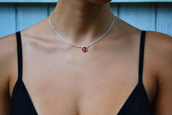 Puntino Necklace Carnelian