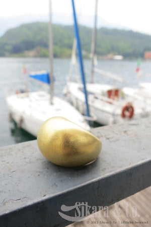 18K Gold Plated Sugar Loaf Dome Ring