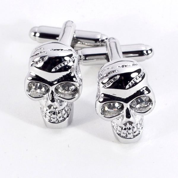 Crystal Skull Cufflinks