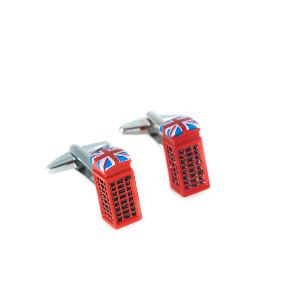 UK Phone Box (Rhodium Plated)