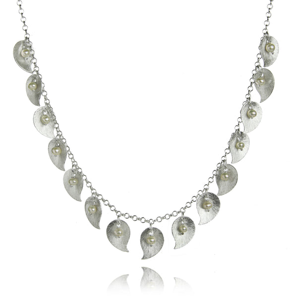 Paisley Stranded Pearl Necklace
