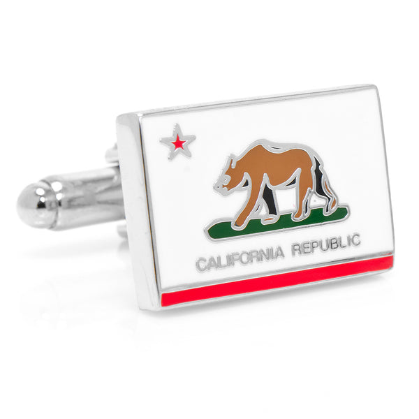 California State Flag Cufflinks