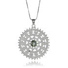 Medium Kundum Medallion (Green Amethyst