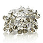 25 Stone Dangle Ring - Smokey Quartz