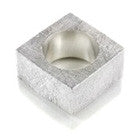 Thick Brushed Square Ring