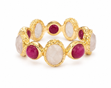 Milano Filo Stone Band Ruby and Rose Quartz