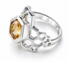 Gaudi Beehive Stone Dome Ring Citrine