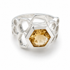 Gaudi Beehive Stone Dome Ring Citrine