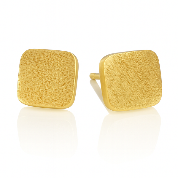 Gold Plated Berlin Bauhaus Studs