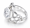 Gaudi Beehive Stone Dome Ring Crystal