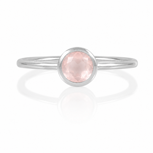 Bilbao Stacking Ring Rose Quartz