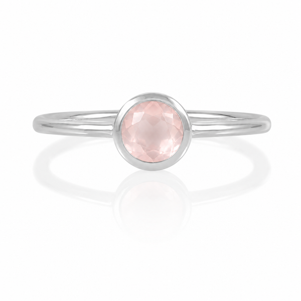 Bilbao Stacking Ring Rose Quartz