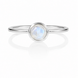 Bilbao Stacking Ring White Moonstone