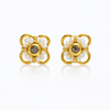 Jaipur Pearl and Diamond Blossom Studs