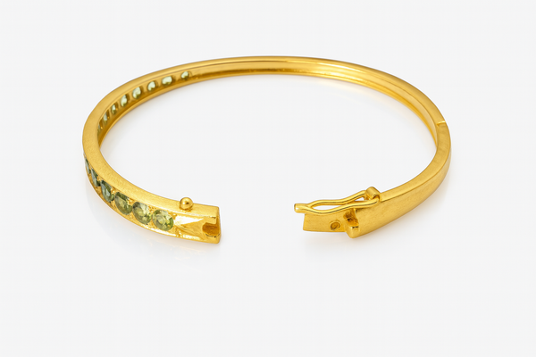 Capri Sunlight Blue Tourmaline Bangle