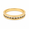 10k Gold Stackable Diamond Band Size 7.5