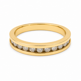 10k Gold Stackable Diamond Band Size 7.5