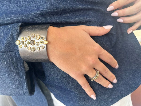 Jaipur Maharani 19 Rough-Cut Diamond Cuff