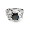 Gaudi Beehive Stone Dome Ring Labradorite