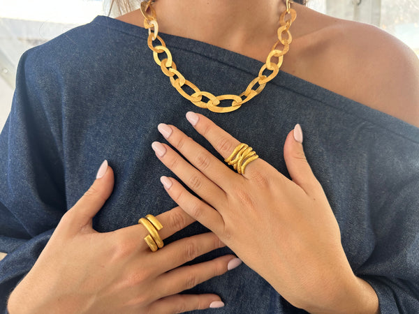 Gold Plated Ipanema Necklace