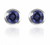 Gaudi Gemstone Studs Iolite