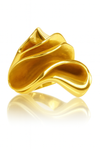 Gold Plated Grande Flamenco Flor Ring