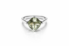 Icelandic Vatnajökull Classic Cocktail Ring - Green Amethyst