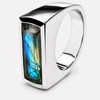 Icelandic Glacier Bar Ring Labradorite