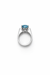 Icelandic Vatnajökull Classic Cocktail Ring - Blue Topaz