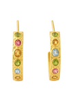 Italian Confetti Hoops – Mixed Tourmaline