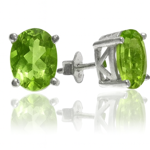 Jaipuri Studs Peridot
