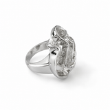 Large Gaudi Flower Cocktail Ring