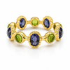 Milano Filo Stone Band Peridot and Iolite