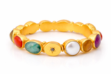 Gold Plated Navaratna Bangle