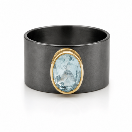 Mosaic Jaipur Fused Sapphire Open Wired Cuff