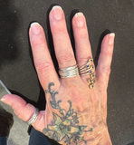 Peacock Feathers Ring Iolite