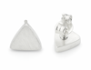 Berlin Brushed Triangle Studs
