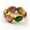 Cobblestone Ring Mixed Tourmaline