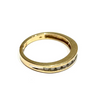 10k Gold Stackable Diamond Band Size 7.5